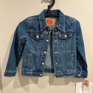 Classic Levi’s Denim Trucker Jacket Youth Size 6M (5-6 yrs) NWT